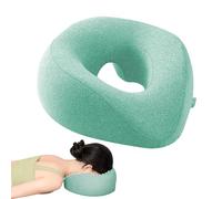 Coussin de massage pour le visage, ergonomique à mémoire de forme, housse amovible | Coussin pour dormir sur le ventre, pour dormir sur le côté, piercing d'oreille, après récupération BBL,
