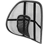 Coussin de massage pour voiture avec ventilation - Soutien lombaire ergonomique pour tous les véhicules (Mesh respirant, universel pour sièges de voiture)