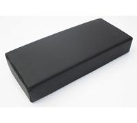 Coussin de Massage Rectangulaire Oreiller en Cuir PU Imperméable avec Mousse Haute Densité, Traversin avec Fermeture Éclair Cachée pour Table de Massage, Spa, Salon de Beauté et Tatouage(Noir)