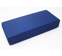 Coussin de Massage Rectangulaire Oreiller en Cuir PU Imperméable avec Mousse Haute Densité, Traversin avec Fermeture Éclair Cachée pour Table de Massage, Spa, Salon de Beauté et Tatouage(Bleu foncé)