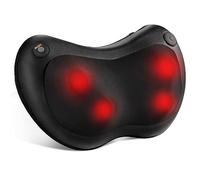 Coussin de Massage Shiatsu cou Épaule dos Masseur Électrique avec Fonction de Chauffage et Masseur de Pétrissage des Tissus Rotatif 3D pour la Relaxation de la Taille à la Maison et au Bureau