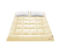 Coussin de matelas - Insert de lit en tatami en velours, couche de soutien moelleuse et respirante, stimulant le confort pour soulager le stress, améliorer le sommeil protecteur pour appartement