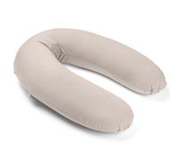 doomoo Coussin de Grossesse & Coussin Allaitement - Ultra Confort pour Dormir Pendant la Grossesse - Soulage Dos, Jambes et Ventre - Housse Tissu Bio & Oeko-Tex, Corduroy Sand