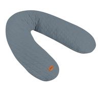 Béaba – Coussin d'allaitement Big Flopsy – Fleur de coton Oekotex – Gris Minéral
