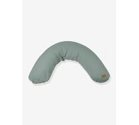 Béaba, Big Flopsy, Coussin d'allaitement/Grossesse, Oreiller de Grossesse/Maternité, Multifonctions, Convient pour Dormir/Allaiter, Soutien, Détente et Confort Optimal, Fleur de Coton,Oekotex, Sauge