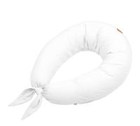 Coussin de maternité et d'allaitement + housse en gaze de coton blanc TU