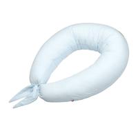 Coussin de maternité et d'allaitement + housse en gaze de coton bleu TU