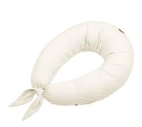 Coussin de maternité et d'allaitement + housse en gaze de coton écru TU