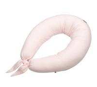Coussin de maternité et d'allaitement + housse en gaze de coton rose TU