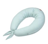 Coussin de maternité et d'allaitement + housse en gaze de coton vert TU