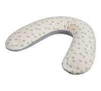 Coussin de maternité Jersey cœurs-gris