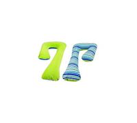 Coussin De Maternite Minky Et Coton Bandes De Couleur 2 Vert Vert