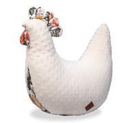 Coussin d'allaitement poule néo vintage écru TU