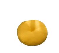 Coussin de Méditation 1 grand coussin de sol rond for méditation, yoga, tatami, for enfants, pouf, canapé, chaise, lit, voiture Salon(Yellow,42X42CM)