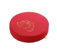 Coussin de méditation à Texture dure for Yoga et, oreiller dossier, tapis Tatami amovible lavable, 40x6cm Coussin rond de méditation(Type12)
