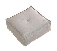 Coussin de Méditation Coussin de sol Futon épais, oreiller méditation for canapé Yoga, cérémonie du thé(Light Gray)