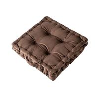 Coussin de méditation épais for chaise bureau, Protection la taille, tapis Yoga for le et maison pour Méditation(Brown,38x38cm)