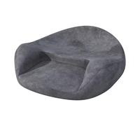 Coussin de méditation Ergonomique, Oreiller de Sol Confortable, Grand Coussin de Sol épais, siège de Sol en Daim for la Pratique du Yoga et de la Pleine Conscience, Mousse à mémoire de Forme(Grey)