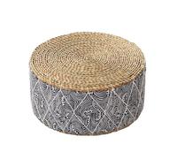 Coussin de méditation Futon épais, Tatami rotin, rond, coussin Yoga, paille tissée, Kowtow, décor Coussin rond de méditation(Type2)