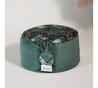 Coussin de méditation haut - zafu jade