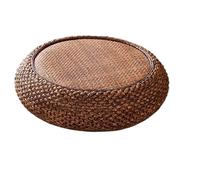 Coussin De MéDitation Pouf en paille tissé, tapis Tatami, coussins de sol ronds, coussin méditation rotin, siège confortable for Yoga(Type1,60x120CM)