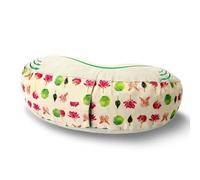 Coussin de méditation, rembourrage en sarrasin, housse lavable en coton bio, poignée de transport, confort attentif, réduit la pression du coccyx et améliore la posture Lotus fuchsia
