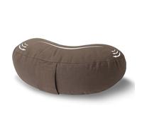 Coussin de méditation, rembourrage en sarrasin, housse lavable en coton biologique, poignée de transport, confort attentif, réduit la pression du coccyx et améliore la posture du cèdre
