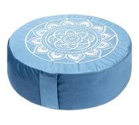 Coussin de méditation rond, coussin Yoga, tapis for la maison, fournitures for débutants pour Méditation(Round blue)