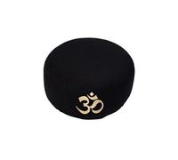 Coussin de Méditation Symbole Om or brodé en coton BIO