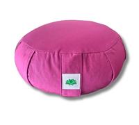Coussin de méditation zafu Lotus épeautre Bio 40 x 17 cm