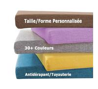 Coussin de Meuble d'intérieur Taille Personnalisée, Coussin de Banc 2/3 places, Amovible et Lavable, Assise Coussin de Canapé, pour Balancelle Chaise de Salle à Manger Baie Vitrée (Epaisseur: 5cm)