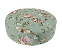 Coussin de Moxibustion Chaud, Support Rond Rotatif de contrôle de la température pour Les Soins de santé, Massage, méditation (Vert Fleuri)