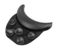 Coussin de nuque antidérapant en silicone pour lavabos de shampooing, stabilité améliorée avec cinq ventouses, design ergonomique en forme de U pour le lavage des cheveux en salon et à la maison