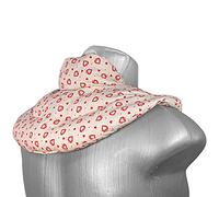 Coussin de nuque avec col montant - Bouillotte sèche aux pépins de raisin - Coussin épaules et cou - Coussin cervicales chauffant - Design: amour champêtre