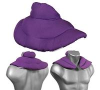 Coussin de nuque avec col montant - Pourpre - Coussin aux noyaux de cerises - Coussin épaules et cou