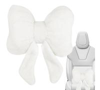 Coussin de nuque de siège de voiture | Coussin de soutien du cou de voiture avec nœud papillon | Coussin de soutien du cou de voiture mignon en peluche pour appuie-tête, pour la plupart des