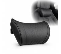 Coussin de Nuque de Voiture, Coussin Appuie Tete Voiture Ergonomique avec Mousse à Mémoire, Respirant, Amovible et Lavable, Universel Car Headrest Neck Pillow (Black)