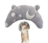 Coussin de nuque pour animal de compagnie, coussin en coton pelucheux en forme de U, soutien confortable pour chiens et chats, oreiller doux apaisant pour animaux de compagnie pour chats et petits