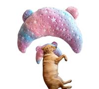 Coussin de nuque pour animal de compagnie, coussin en forme de U, en coton pelucheux, soutien confortable pour chiens et chats, oreiller doux apaisant pour animaux de compagnie, coussin de cou pour