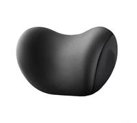 Coussin de nuque pour appuie-tête de voiture avec soutien en mousse à mémoire de forme pure pour l'alignement cervical, sangle élastique réglable, tissu respirant, s'adapte à la plupart des véhicules