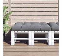 Coussin de palette 120x80x12 cm gris tissu Gris G