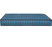 Coussin de palette amovible Housse imperméable Coussins de palette Coussins de jardin Coussins de palette d'extérieur (Coussin 120x82) Bleu à carreaux
