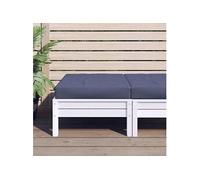 Coussin de palette bleu marine 60x60x9,5 cm tissu oxford, coussin, coussin de siège, coussin de repose-pied 379190