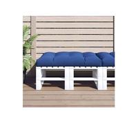 Coussin de palette bleu royal 120x80x12 cm tissu