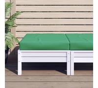 vidaXL Coussin de palette Galette de siège imperméable, coussin de jardin Vert 60x60x9,5