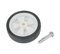 Coussin de pied pour compresseur d'air avec roulettes - Résistant aux chocs, antidérapant, silencieux - Montage M6/M8 pour compresseurs d'air, pompes à huile et équipement d'atelier (1 roue de 12,7 cm