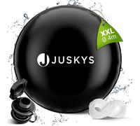 Juskys Coussin de Piscine Hiver Rond 4 m, Coussin Gonflable XXL pour Couverture de Piscine, résistant à l'hiver, imperméable et résistant aux UV, avec soupape de sécurité, kit de réparation et Cordes