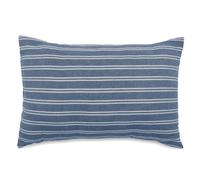 Coussin de plage coton lavé 20x30 cm LILI FOUTAS bleu marine