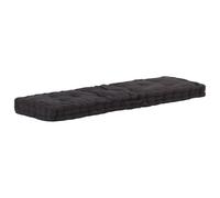 Coussin de Plancher de Palette Coton 120x80x10 cm Taupe Canapé Jardin vidaXL