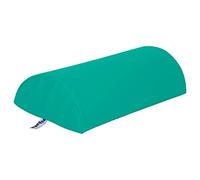 Coussin de positionnement - Demi-rouleau - Avec housse en similicuir - 50 x 25 x 12,5 cm, Türkis